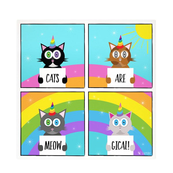 Cats are Meowgical  - Cute Art Print Supply