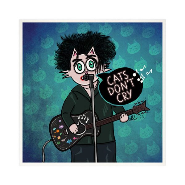 Ropurrrt Smith Singing Cats Don t Cry  - Art Print Sale