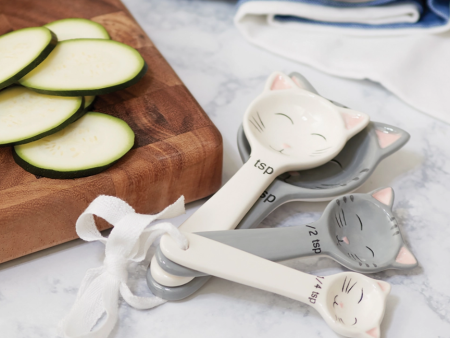 Cat Measuring Spoons (Set of 4) Online now