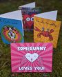 Somebunny Loves You!  Bunny Valentine s Day Card, Recycled Anniversary Card Fashion