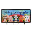 The key is compassion  Whimsical Vegan Animals Key Holder For Cheap