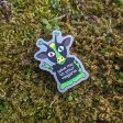 Take Me To Your Vegans  Alien Cow Eco-Friendly Metal Pin Sale