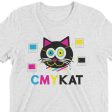 CMYKat  Unisex Tri-blend Cat T-Shirt Online now