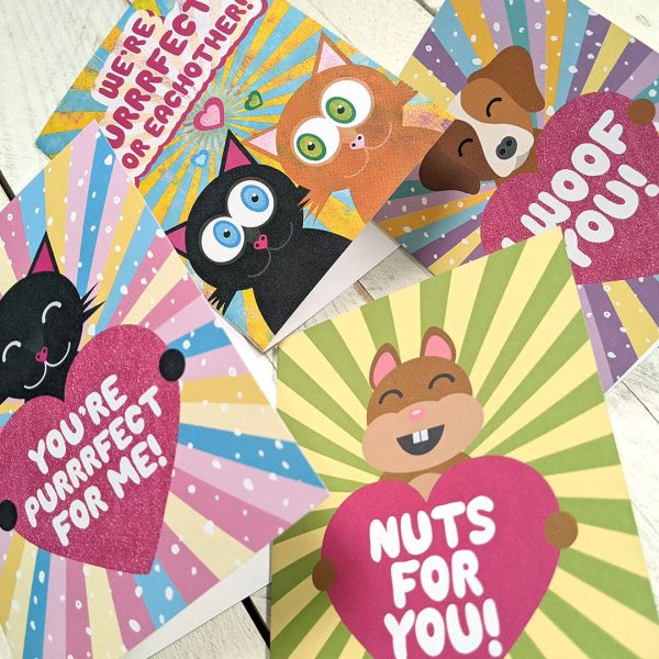 Nuts For You!  Squirrel Valentine s Day Card, Recycled Anniversary Card Hot on Sale