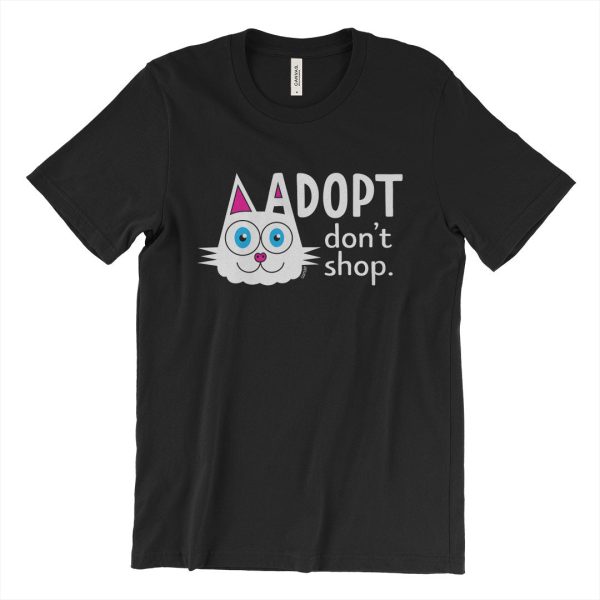 SALE  Adopt, Don t Shop.  (cat ear) Unisex T-Shirt Online Hot Sale