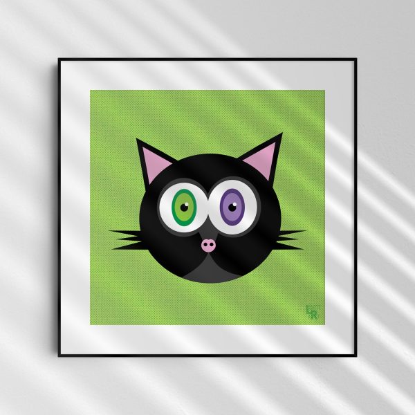 Colorful Cats - Cute Art Prints For Cheap