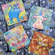 Hanukkah Animals  Coaster Set For Sale