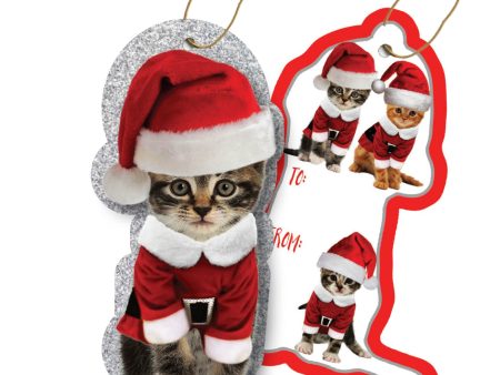 Kitty Cat Christmas Gift Tags Sale