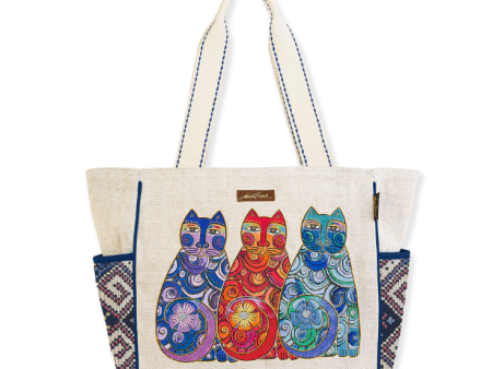 Waves Of Colors Cat Tote Hot on Sale