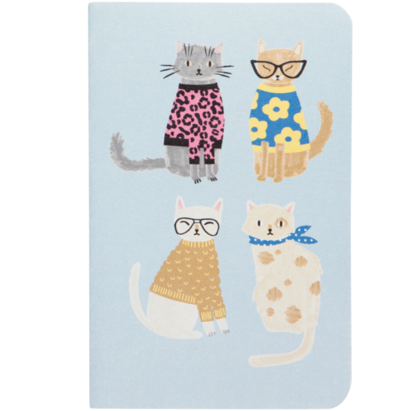 Feline Fine Notebooks (Set of 2) For Discount