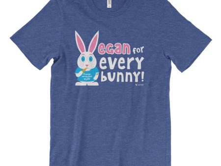 SALE  Vegan for Everybunny!  Unisex Bunny Rabbit T-Shirt Supply