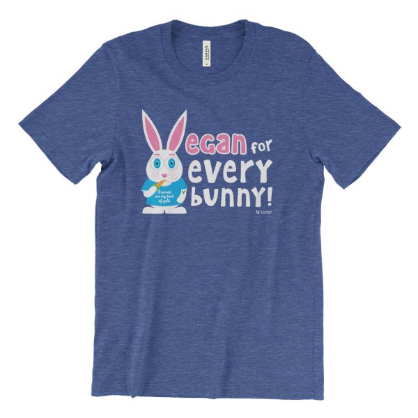 SALE  Vegan for Everybunny!  Unisex Bunny Rabbit T-Shirt Supply