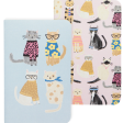 Feline Fine Notebooks (Set of 2) For Discount