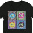 CMYKat - 2x2  Unisex Tri-blend Cat T-Shirt Cheap