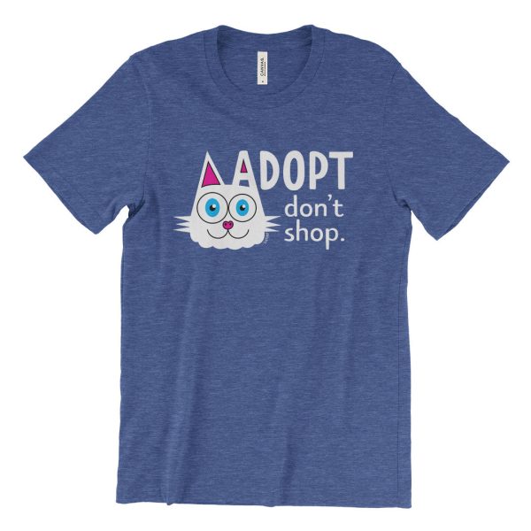 SALE  Adopt, Don t Shop.  (cat ear) Unisex T-Shirt Online Hot Sale