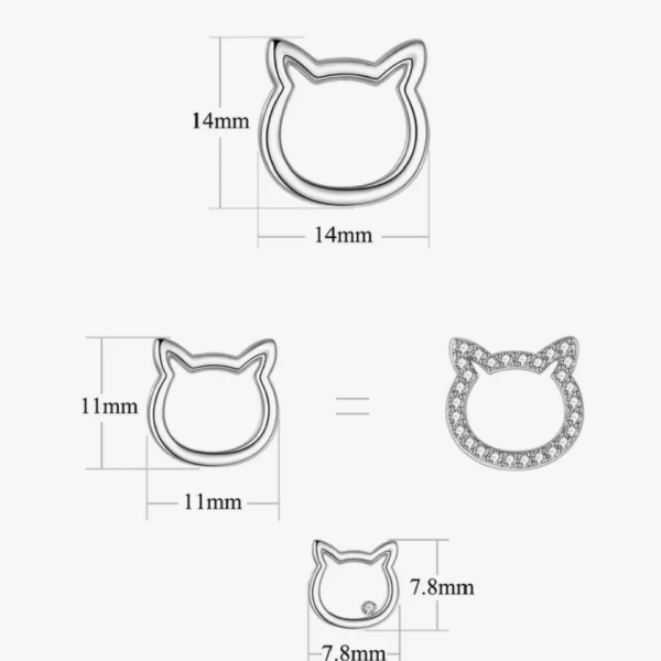 Feline Fancy Sterling Silver Cat Necklace Fashion