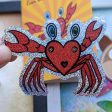 Happy Crabee  Crab Valentine s Day Card, Recycled Anniversary Card Online Sale