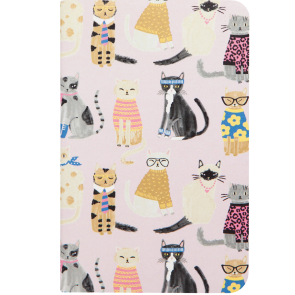 Feline Fine Notebooks (Set of 2) For Discount