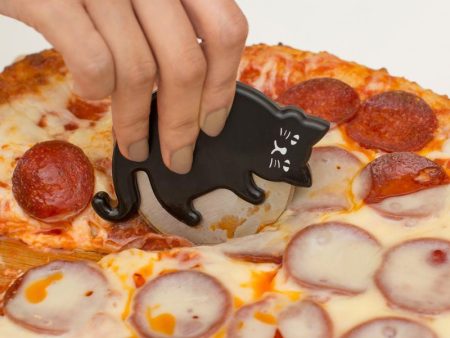 Black Cat Pizza Cutter Discount