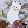 White Cat Stocking Online Hot Sale