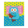 I Love My Teddy  Whimsical Cat Throw Blanket Online