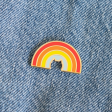 Over The Rainbow Cat Pin For Sale