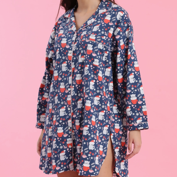 Winter Cats Nightshirt Sale