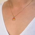 Over The Rainbow Cat Necklace For Sale