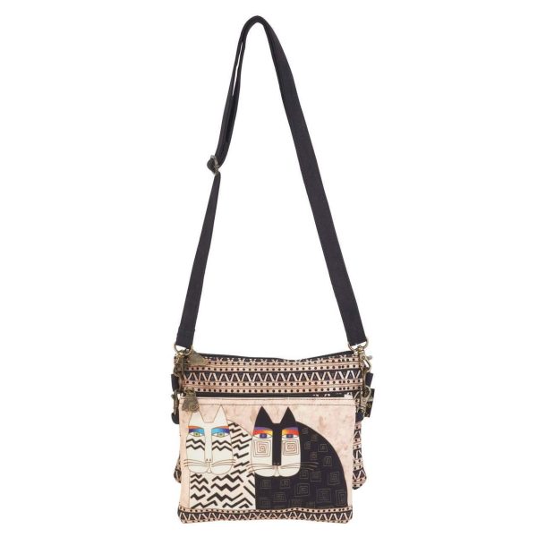 Black Cat White Cat Crossbody Purse Fashion