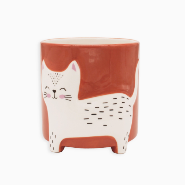 Happy Cat Flower Pot on Sale