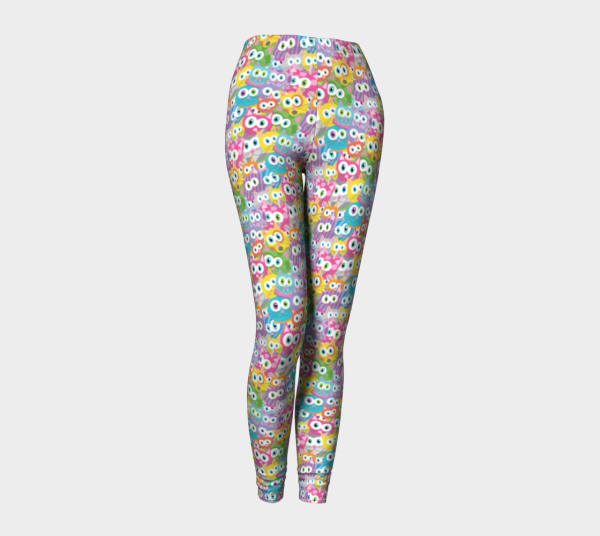 Purrrballs!  Whimsical Cats Printed Leggings Online