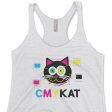 SALE  CMYKat  Triblend Racerback Cat Tank For Discount