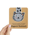 Grey Tabby Cat Magnetic Bookmark For Discount