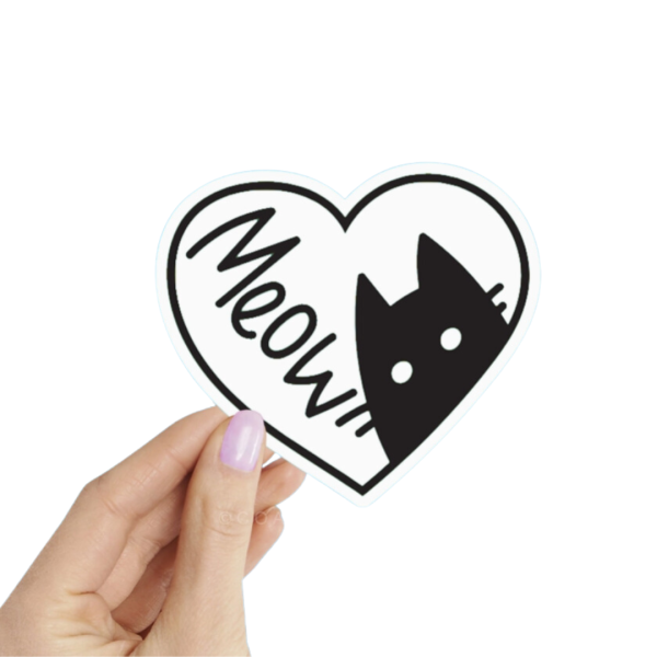 Meow Cat Sticker Sale