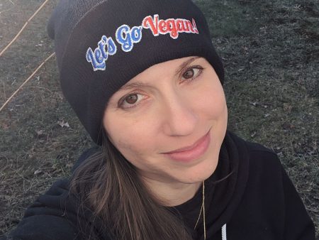 Let s Go Vegan!  Cuffed Beanie Vegan Hat on Sale