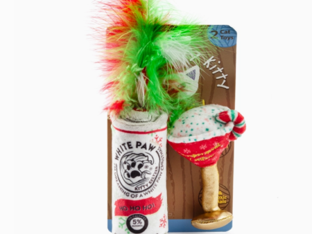 White Paw and Cattini Christmas Cat Toys Online