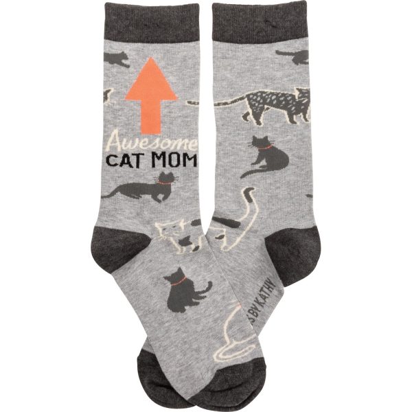 Awesome Cat Mom Socks on Sale