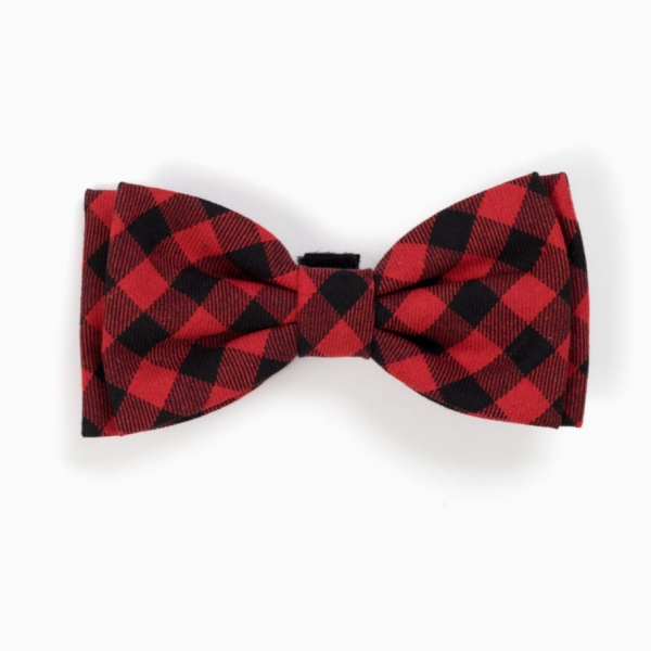 Buffalo Plaid Bow Tie Cheap