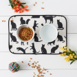 Black Cat Food Mat Cheap