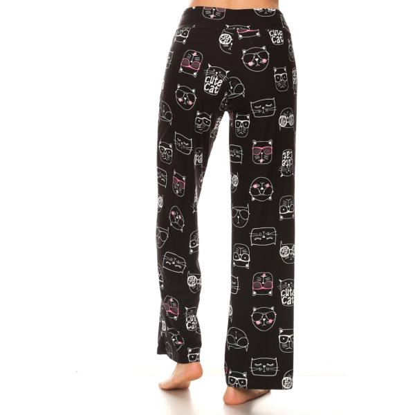 Party Cat Print Pajamas Online now