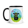 Take Me To Your Vegans  Alien Coffee Mug with Color Accents Online now