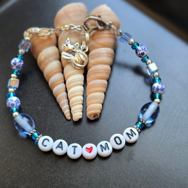 Cat Mom Bracelet - Silver For Cheap