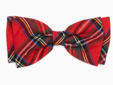 Red Plaid Bow Tie Discount