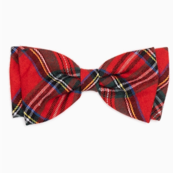 Red Plaid Bow Tie Discount