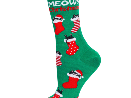 Meowy Christmas Socks Sale