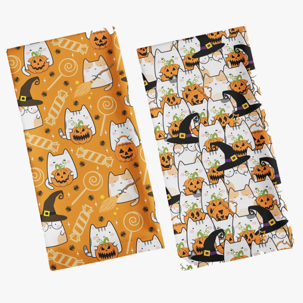 Halloween Cat Kitchen Towels (Set Of 2) on Sale