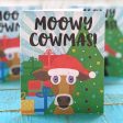 Moowy Cowmas  Holiday Card, Recycled Christmas Cow Card Online