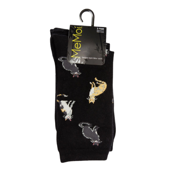 Black Cats Bamboo Socks (Set of 3) Hot on Sale