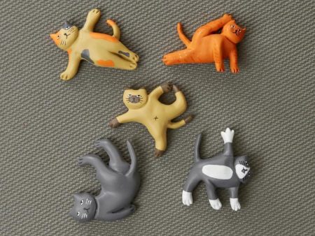 Yoga Cats Magnets Sale