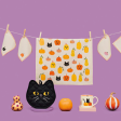 Black Cat Pot Holder Supply